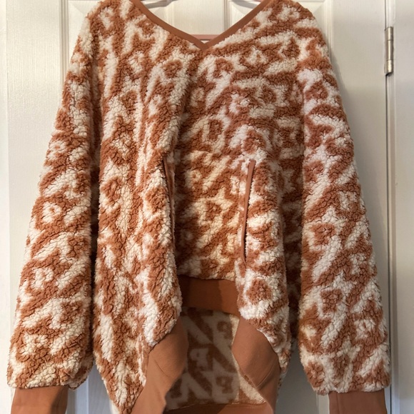 PINK Victoria's Secret Brown and Cream Patterned Top - Picture 4 of 6